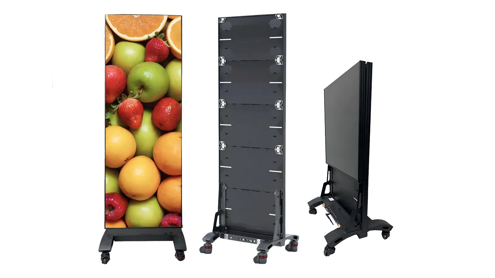 折叠式LED广告屏展会展位（Foldable LED advertising screen for trade show booth）